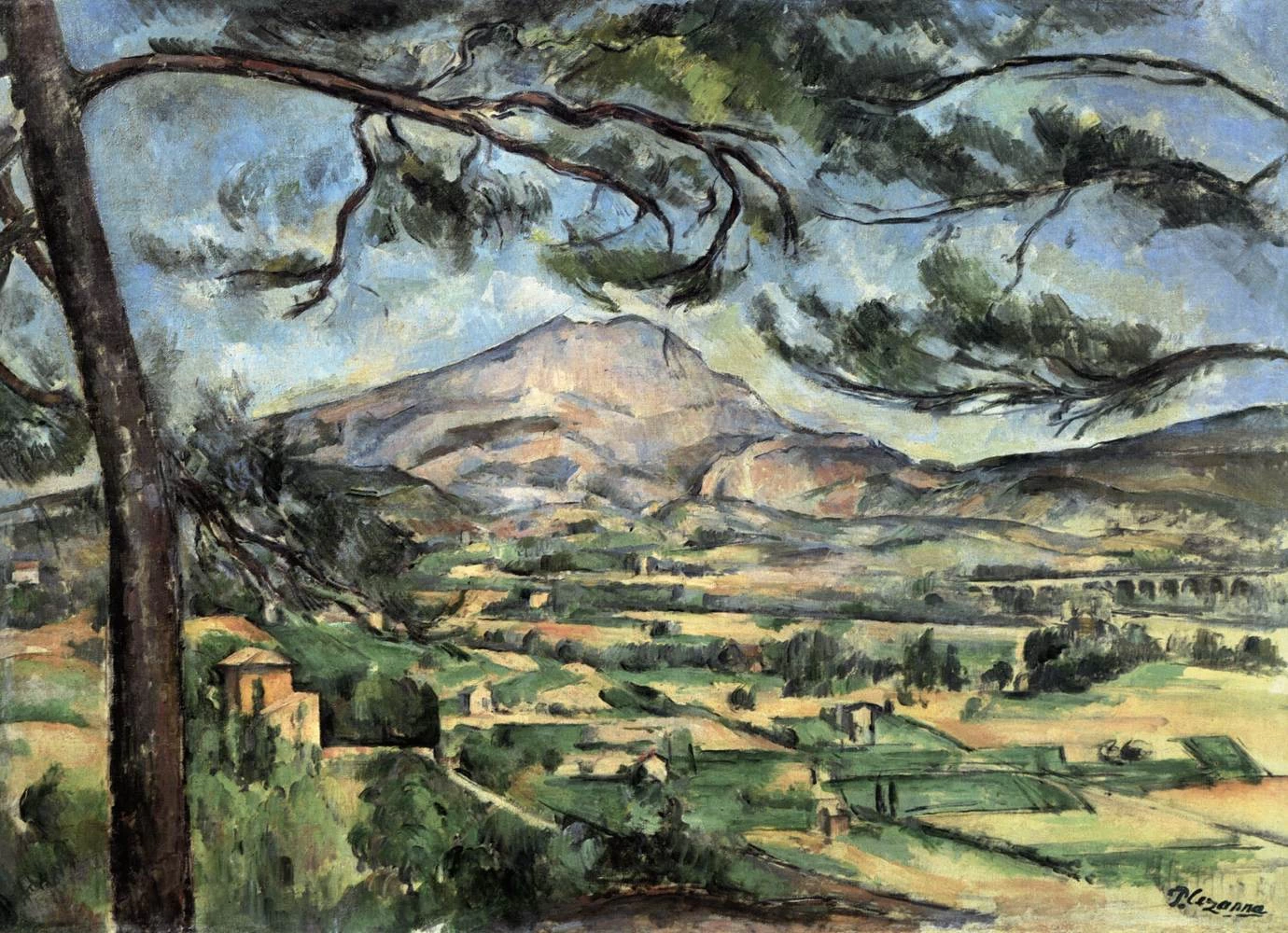 Mont Sainte - Victoire, 1887, Courtauld Gallery, London